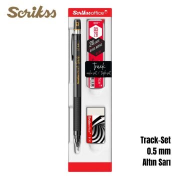 Scrikss Versatil Kalem Track 0.5mm 3lü Set Altın Sarı
