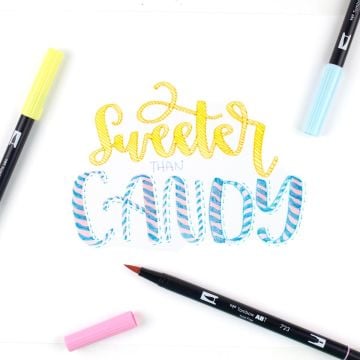 Tombow Dual Brush Pen Kalemi Seti 6lı Pastel Renkler
