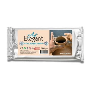 Art Elegant Seramik Hamuru 500gr Kahverengi