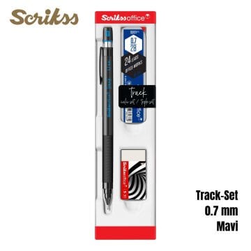 Scrikss Versatil Kalem Track 0.7mm 3lü Set Mavi