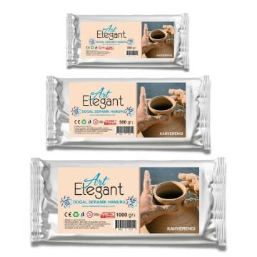 Art Elegant Seramik Hamuru 1000gr Beyaz