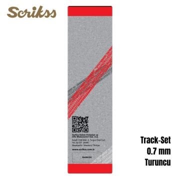 Scrikss Versatil Kalem Track 0.7mm 3lü Set Turuncu