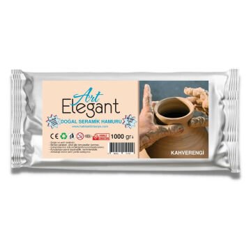 Art Elegant Seramik Hamuru 1000gr Kahverengi