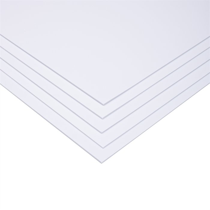 Fotoblok (Straforlu Maket Kartonu) Beyaz 2mm 50x70cm 5'li Paket