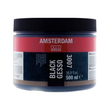 Amsterdam Akrilik Siyah Gesso 3007 500ml