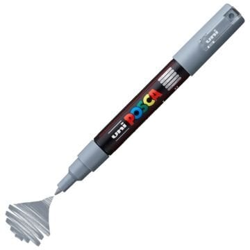 Uni Posca Marker PC-1M Extra Fine 0.7mm Grey