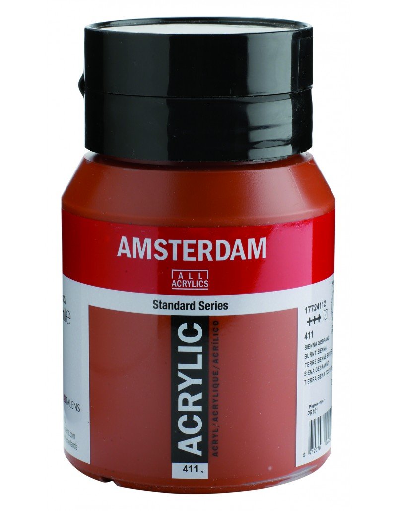 Amsterdam Akrilik Boya 500ml 411 Burnt Sienna