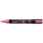 Uni Posca Marker Pc-5m Medium 1.8-2.5 Mm Metallic Pink
