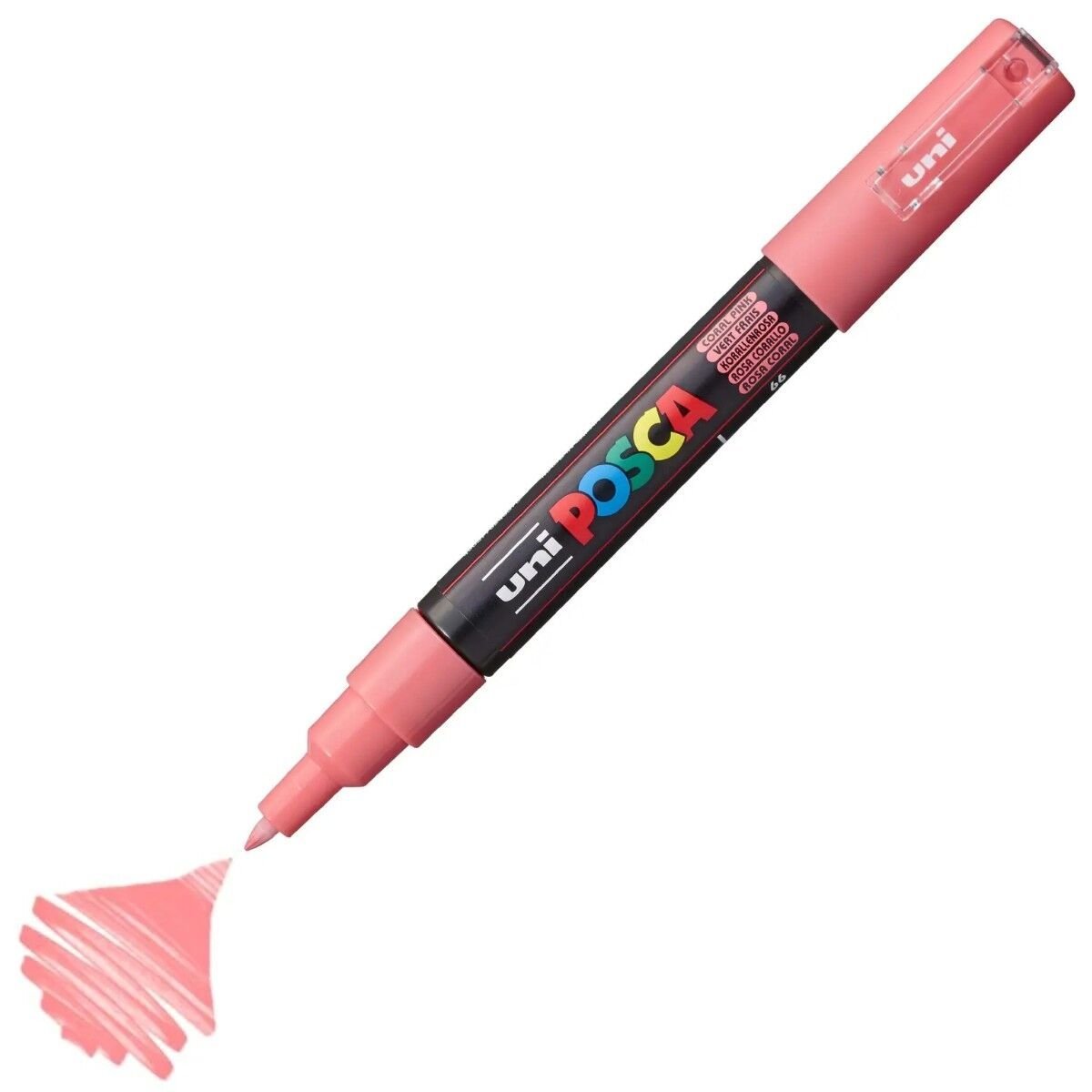 Uni Posca Marker PC-1M Extra Fine 0.7mm Coral Pink