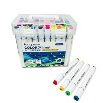 Languo Çift Uçlu Marker Seti 60lı
