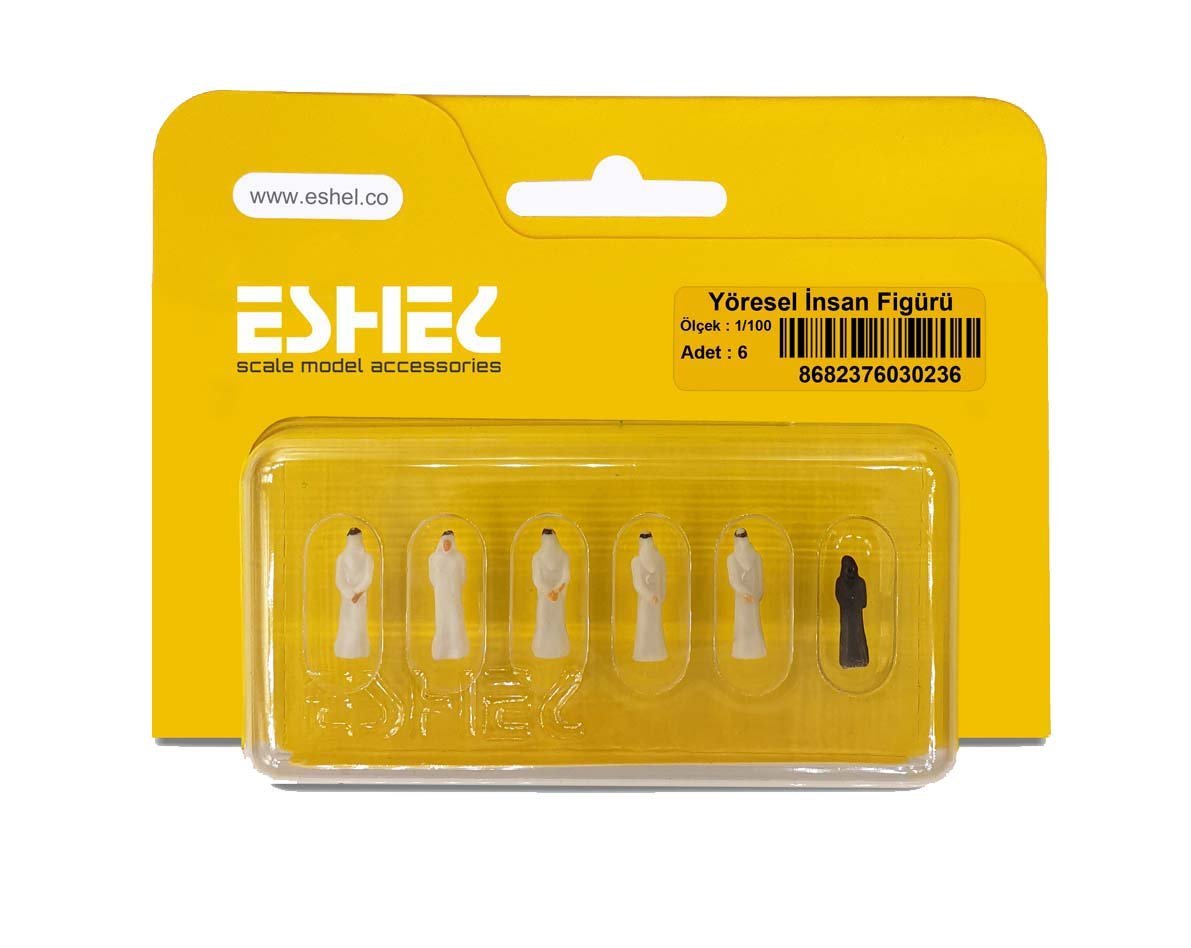 Eshel Maket Yöresel İnsan Figürü 1/100 6lı