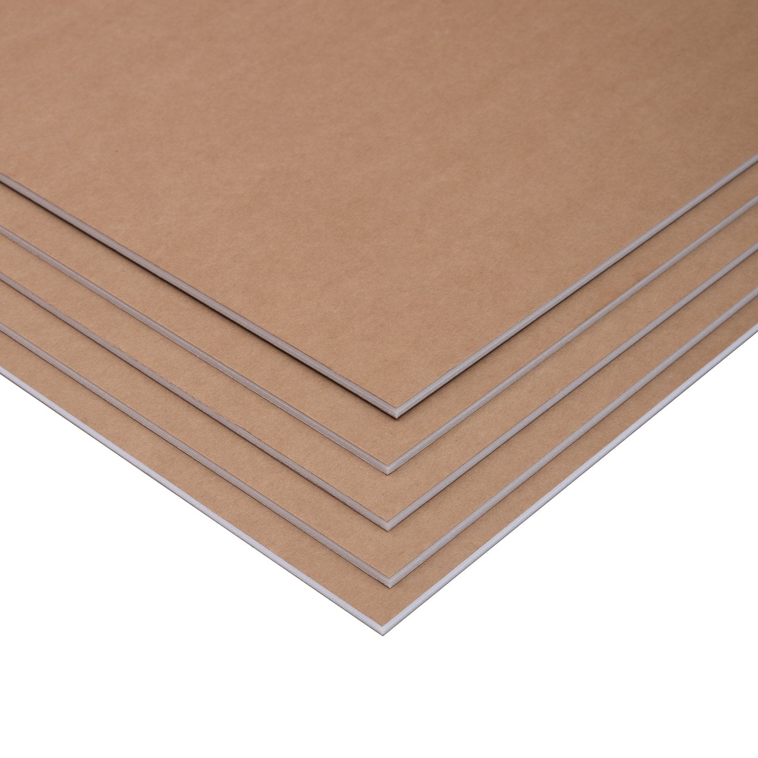 Fotoblok (Straforlu Maket Kartonu) Kraft 3mm 50x70cm 5'li Paket