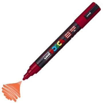 Uni Posca Marker PC-5M Medium 1.8-2.5mm Ruby Red