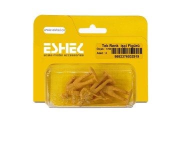 Eshel Maket Tek Renk İşçi Figürü 1/50 3lü