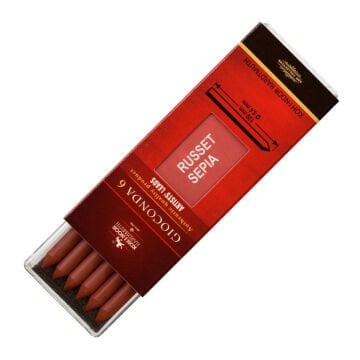 Koh-i Noor Gioconda 4373 Portmin Kalem Ucu 5.6mm 6lı Kızıl Sepia