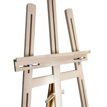 Art Elegant Çift Sehpalı Şövale Profesyonel No 212 Kayın