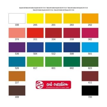 Art Creation Guaj Boya 12ml x 24 Renk Set