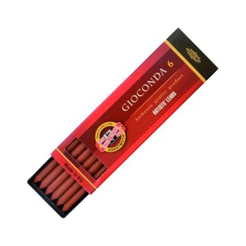 Koh-i Noor Gioconda 4373 Portmin Kalem Ucu 5.6mm 6lı Kızıl Sepia