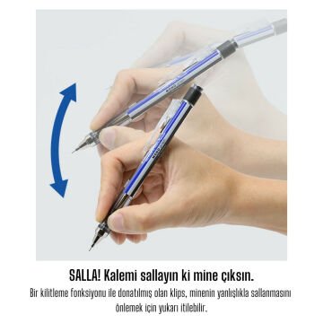 Tombow Mono Graph Dusty Mekanik Kurşun Kalem 0.5mm Ash Brown