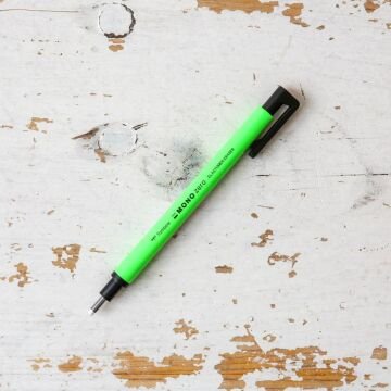 Tombow Mono Zero 2.3mm Yuvarlak Uç Kalem Silgi Neon Yeşil