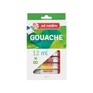 Art Creation Guaj Boya 12ml x 8 Renk Set
