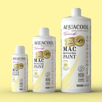 Aquacool Multi Akrilik Boya 150ml 211 Açık Sarı
