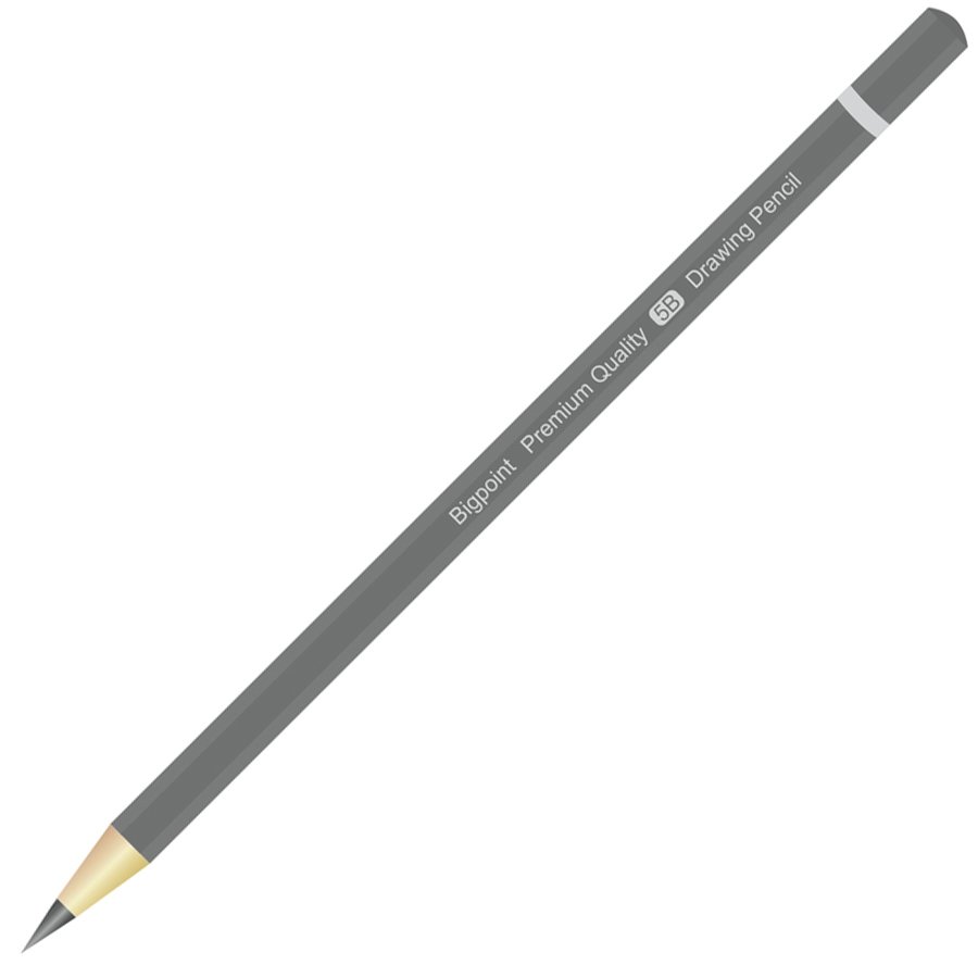 Bigpoint Premium Quality Dereceli Eskiz Cizim Kalemi 5B