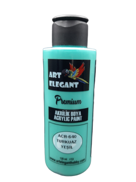 Art Elegant Akrilik Boya 120ml Acr-640 Turkuaz Yeşil