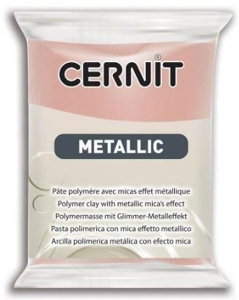 Cernit Glamour Metalik Polimer Kill 56gr 052 Pink Gold