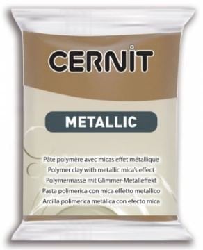 Cernit Metallic Polimer Kil 56gr 059 Antique Bronze
