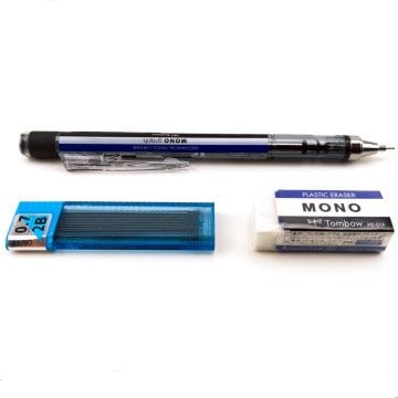 Tombow Mono Graph Versatil Kurşun Kalem 0.7mm Set Çizgili
