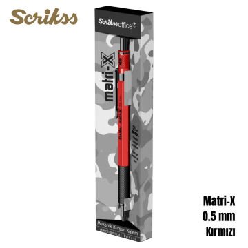 Scrikss Office Versatil Kalem Matri-X 0.5mm Kırmızı