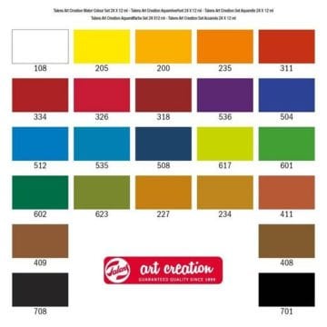 Art Creation Sulu Boya 12ml 24 Renk Set