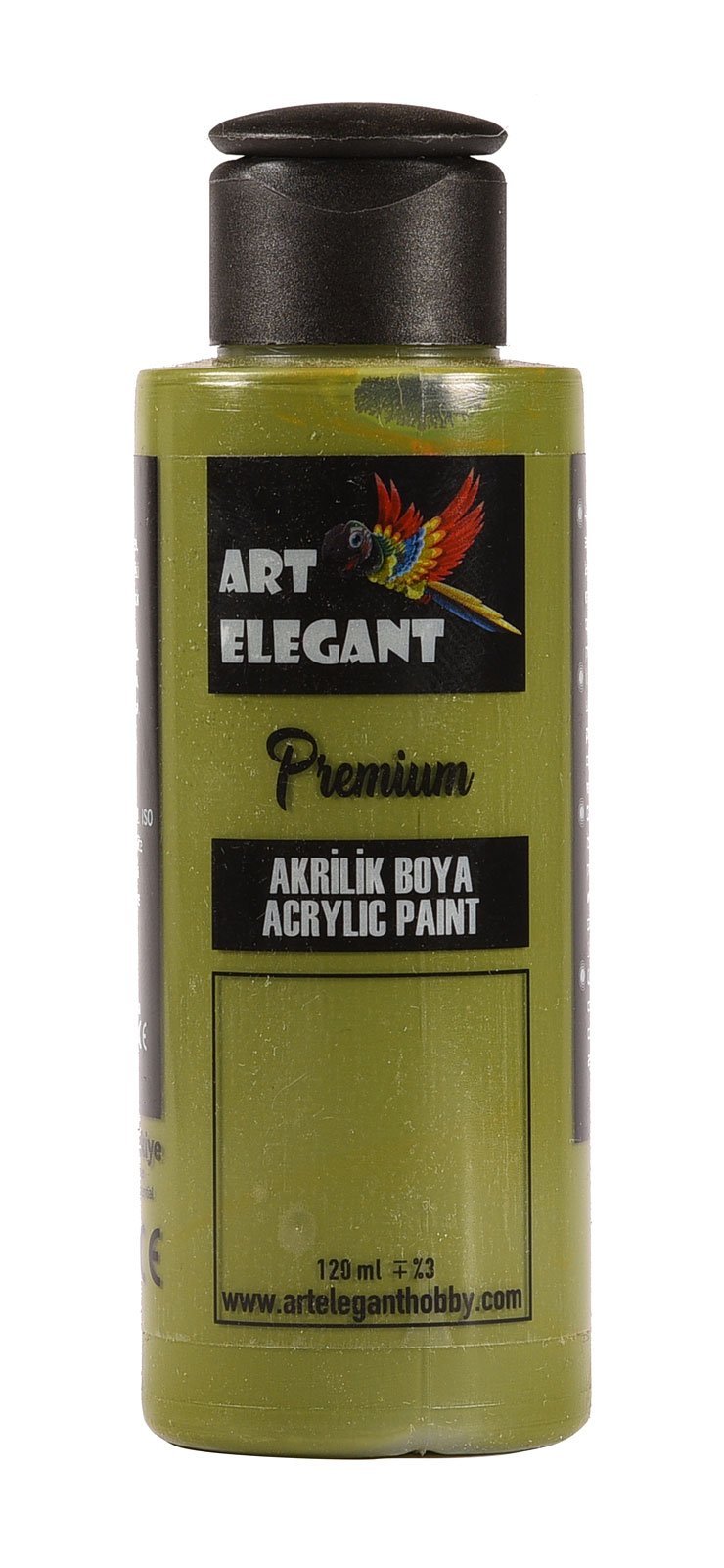 Art Elegant Akrilik Boya 120ml Acr-660 Haki Yeşil