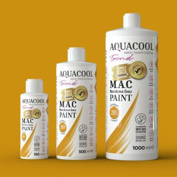 Aquacool Multi Akrilik Boya 150ml 281 Kehribar
