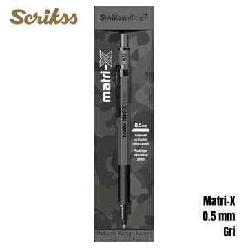Scrikss Office Versatil Kalem Matri-X 0.5mm Gri