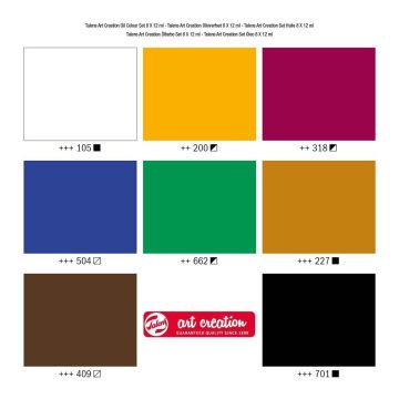 Art Creation Yağlı Boya 12ml x 8 Renk Set