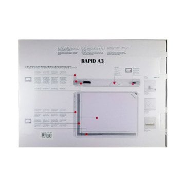 Lutart Rapid Gönyeli Çizim Seti A3