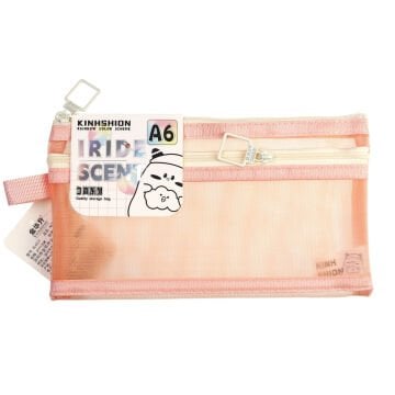 Art Elegant Mesh File Dosya 2 Gözlü A6 Pembe