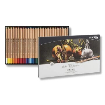 Lyra Rembrandt Polycolor Kuru Boya Kalemi 36lı Set Canson Graduate 96gr A4 40yp Hediyeli