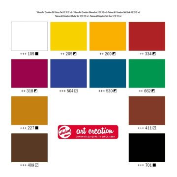 Art Creation Yağlı Boya 12ml x 12 Renk Set