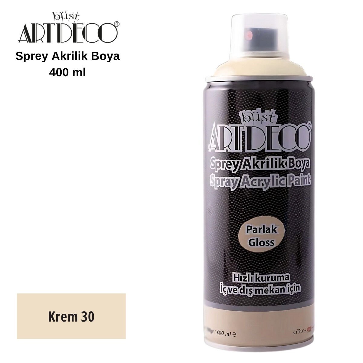 Artdeco Akrilik Sprey Boya 400ml 030 Krem