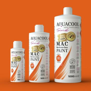 Aquacool Multi Akrilik Boya 150ml 381 Turuncu