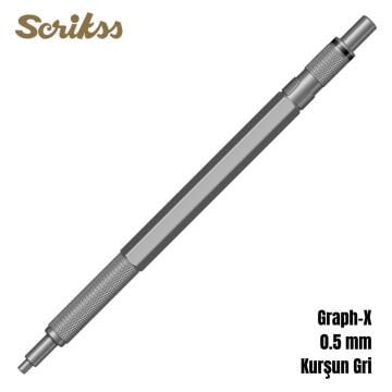 Scrikss Versatil Kalem Graph-X 0.5mm Kurşun Gri