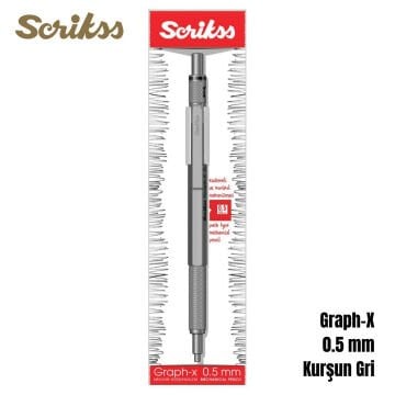 Scrikss Versatil Kalem Graph-X 0.5mm Kurşun Gri