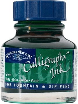 Winsor Newton Calligraphy Ink Kaligrafi Mürekkebi 30ml Green
