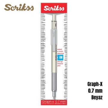 Scrikss Versatil Kalem Graph-X 0.7mm Beyaz