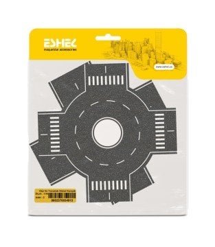 Eshel Maket Düz Ve Yuvarlak Dönel Kavşak 1/50 2li