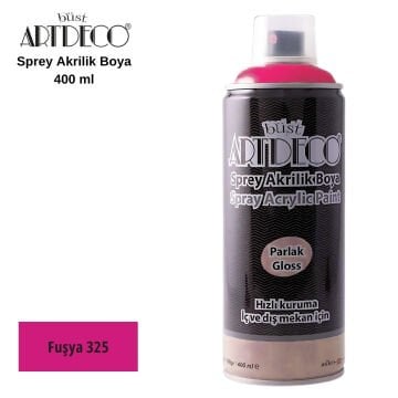 Artdeco Akrilik Sprey Boya 400ml 325 Fuşya