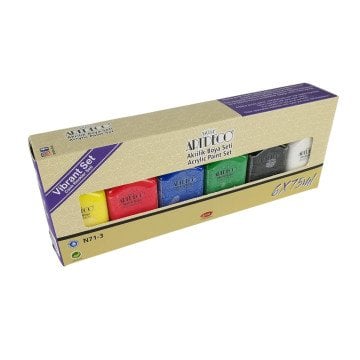 Artdeco Akrilik Boya 6x75ml Canlı Renkler